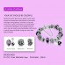 Náramek - Charm Bracelets Purple